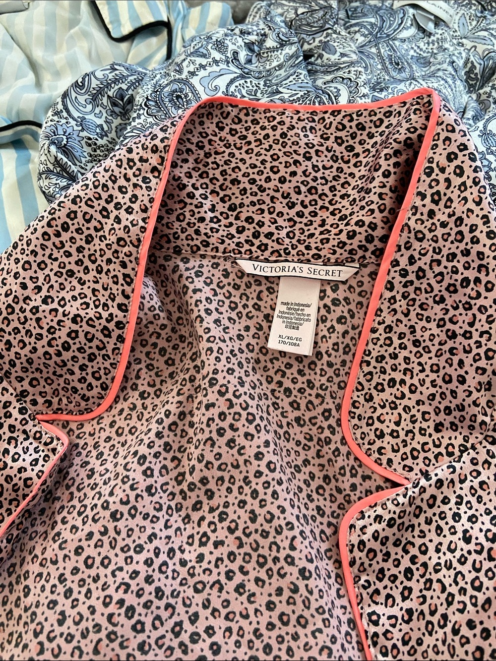 Victoria Secret Women's Leopard Print Pajamas 2 more pair